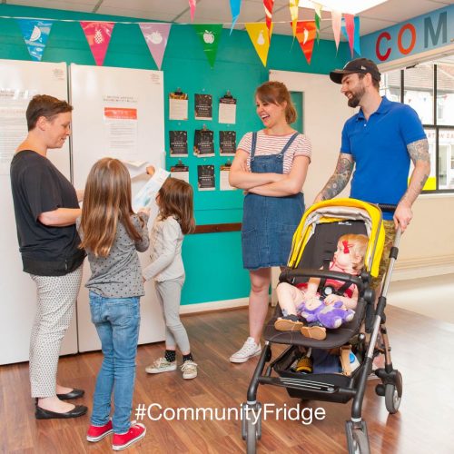 Designs and promotion for the Community Fridge Network which aims to reduce food waste through the act of sharing food in the community.
